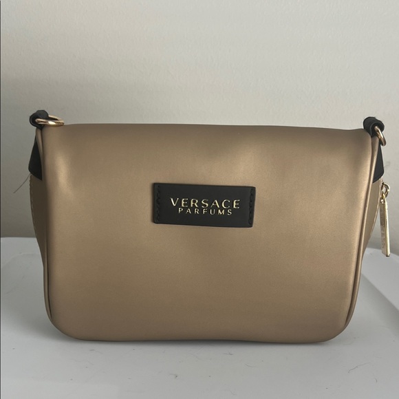 Versace Parfums Handbags - Versace perfums cosmetic bag + crossbody